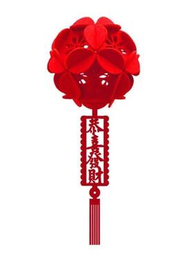 元旦挂饰花球挂饰商场珠宝装饰