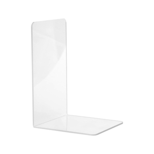 简约透明磨砂黑L型课桌书立ins风亚克力学生桌面创意收纳书靠挡板