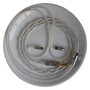 金银钯+铜银合金绞合带屏蔽0.78mm插针 mmcx QT9 MK3耳机升级线