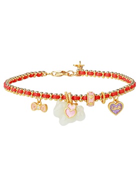 石方界和田玉小马手链