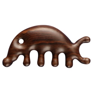 黑檀木梳子礼盒装刻字定制款女神节礼物新年送女友妈妈礼品按摩梳