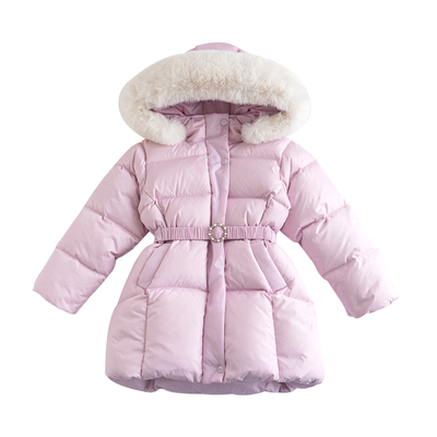 ILOVEJ女童高充绒羽绒服