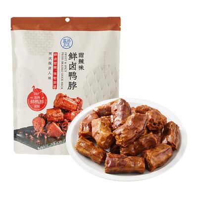 盒马甜辣鸭脖358g休闲零食