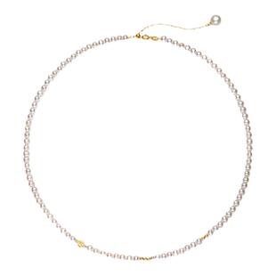 Meluxe美奈18K淡水baby珠项链手链套装天然正品女款珍珠颈饰