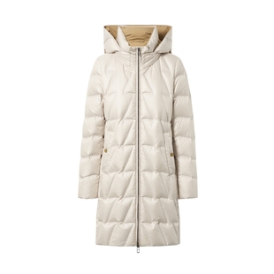 【90白鹅绒】ELSEWHERE珂思长厚实高克重保暖连帽羽绒服女外套冬