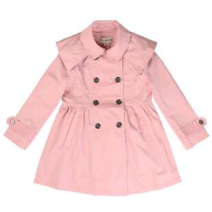 IVY HOUSE常春藤童装女童秋冬新款公主风衣外套收腰英伦儿童洋气