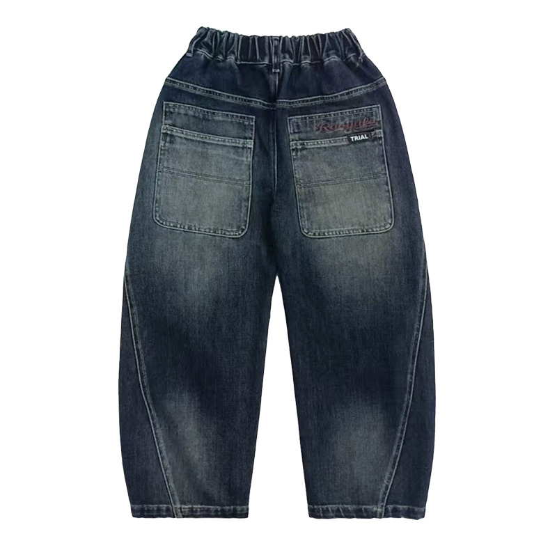 胖男童牛仔裤春秋款男孩大童长裤儿童裤子秋季大码胖童装加肥加大