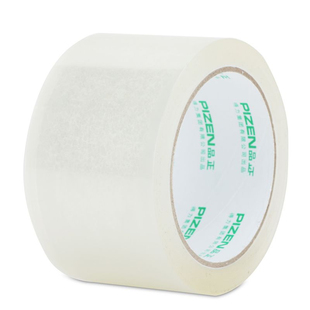 得力加厚高粘超透胶带批发封箱胶带大卷快递打包胶带透明封口胶布