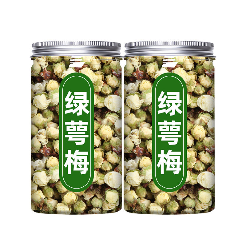 绿萼梅正品官方旗舰店中药材的功效作用绿鄂梅花茶白梅野生绿萼梅