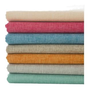 纯色布艺桌布棉麻亚麻加厚素色简约餐桌布现代茶几长方形书桌台布