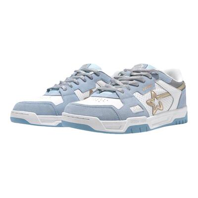 RIPSTAR蓝色休闲板鞋女秋冬新款