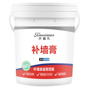 小仙儿腻子膏家用内外墙面修复补墙膏白色免漆防水防潮防霉腻子粉