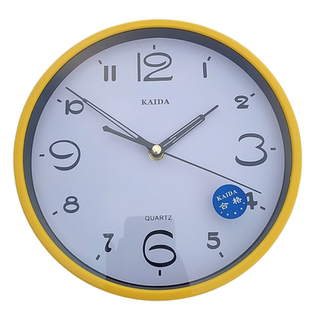 钟表挂钟客厅家用时尚时钟挂式2022静音挂墙正方形壁钟圆形石英钟