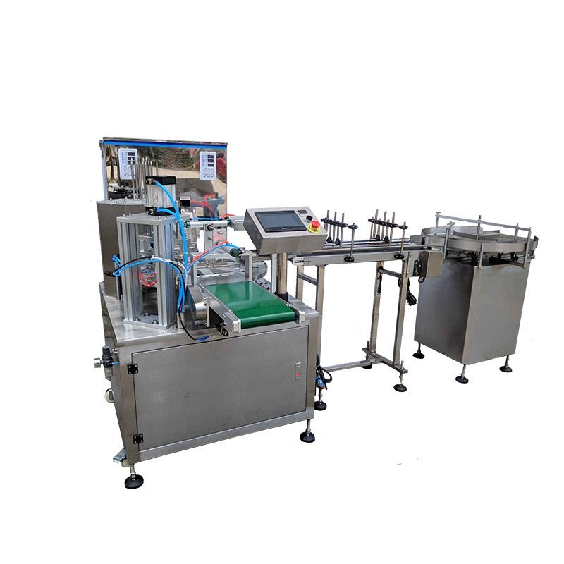 全自动铁观音小罐茶铝箔封口灌装机 大红袍绿茶杯装定量灌装机