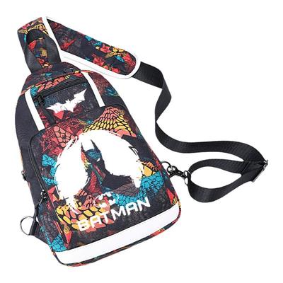 斜挎包胸包蜘蛛侠钢铁侠漫威男生