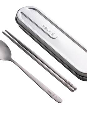 onlycook不锈钢便携防滑餐具收纳