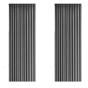 窗帘全遮光2026新款轻奢现代简约卧室遮阳灰色亚麻布料客厅挂钩式