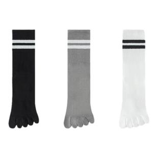 五指袜子女中筒夏春秋款棉袜ins潮分趾长筒运动防滑冬季女士长袜