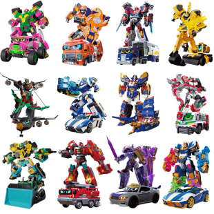 正版炫卡斗士炫蓝闪电S第三季变形机器人机甲玩具2战士4儿童男孩3