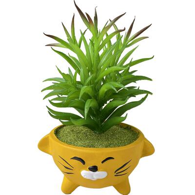 创意可爱吊脚娃娃仿真假绿植摆件