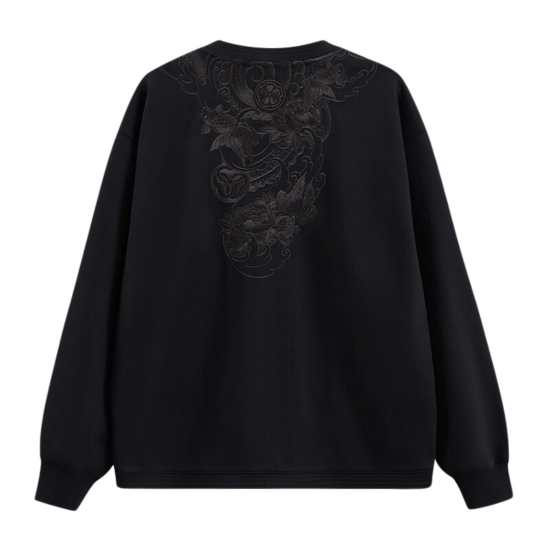 ONIARAI/鬼洗鬼洗24新品泥棒蓝暗影金鱼绣花针织男士开衫 24NOB61