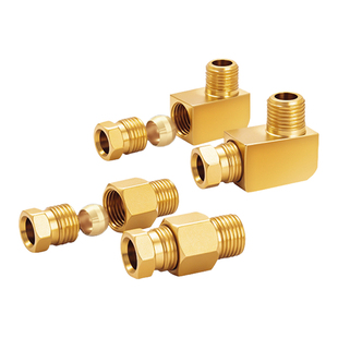 PD/PL内卡接头机床润滑铜管尼龙油管接头4/6/8mm滑块油嘴接头配件