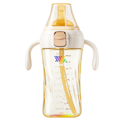 翻盖奶瓶一岁以上吸管杯