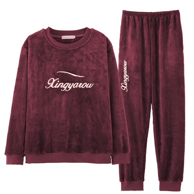 珊瑚绒女睡衣法兰绒2025新款加绒