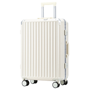 铝框行李箱拉杆箱女20寸男学生静音轮pc耐磨旅行登机密码皮箱子24