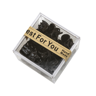 公主头小抓夹侧边碎发刘海夹黑色小号发夹前额头发夹子头饰女发卡