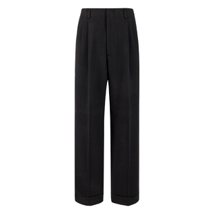 【1930s 全羊毛斜纹面料】CULTUM免熨烫易打理好莱坞裤双褶西裤男