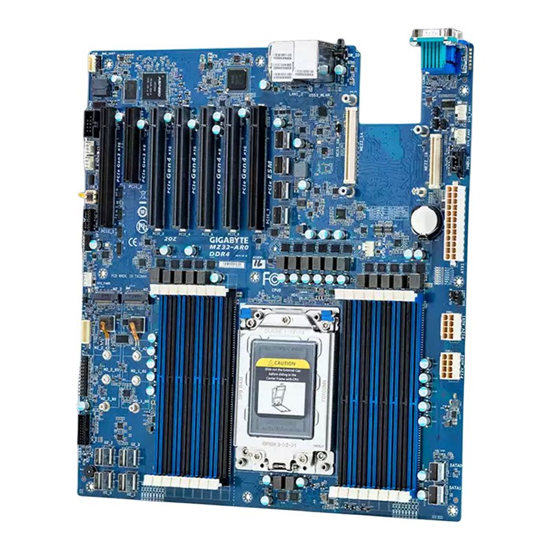 技嘉 MZ32-AR0服务器台式电脑主板支持AMDepyc霄龙7532 7282 7302