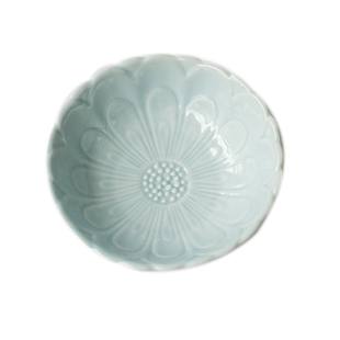 家用调味碟碟子中式餐具天青色复古小碟子日式味碟豆皿 用物之美