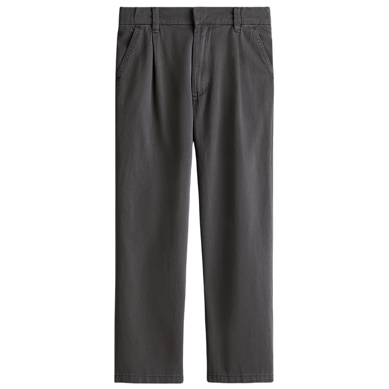 HM童装儿童男童25秋季新款时尚裤子斜纹棉布休闲裤1295413