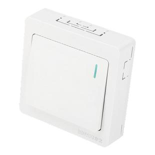 86型明装超薄墙壁开关插座面板家用明线盒电源一开带五孔单控十孔