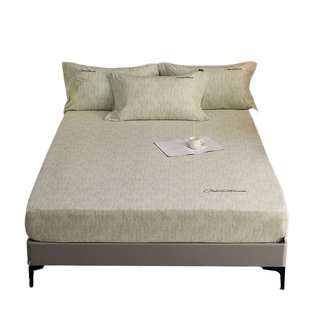 莱赛尔天丝床笠罩180cmx200cm床垫保护罩三件套高端1米5隔脏防尘