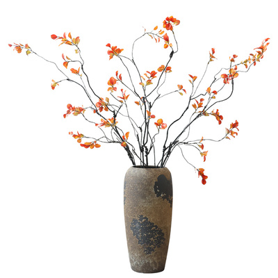 枫叶仿真花秋叶干花花束