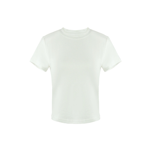 aaaaxbbb 开普敦季风 莫代尔基础打底韩系上衣百搭圆领短袖t恤女