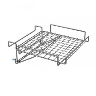 可折叠台面置物架橱柜门不锈钢厨房悬挂桌板收纳辅助台隔板锅碗架