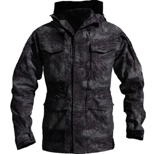 春秋款谍影M65风衣耐磨冲锋衣男户外暗夜防风外套女防水登山服
