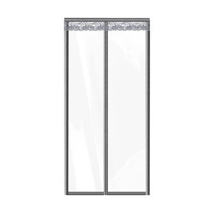 冬季阳台保暖空调门帘挡风神器防寒保温隔断帘免打孔加厚透明挡风