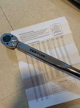 TEKTON扭力扳手预置式可调扭矩28-210牛米轮议价