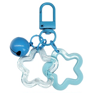 拼豆钥匙扣专用环扣开口圈链子diy配件超好看彩色挂件星挂扣挂链