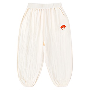 嘟嘟家男童裤子多巴胺儿童长裤夏季女童休闲裤宝宝物理防蚊裤新款