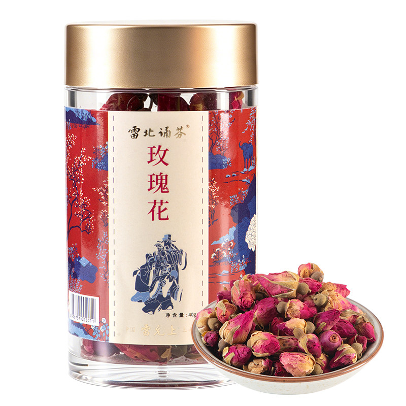 雷允上雷北诵芬玫瑰花40g罐装