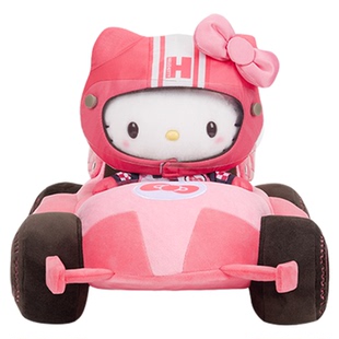 Sanrio三丽鸥竞速赛车HelloKitty美乐蒂库洛米酷洛米公仔礼物