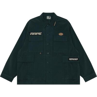 Aape复古休闲宽松长袖衬衫