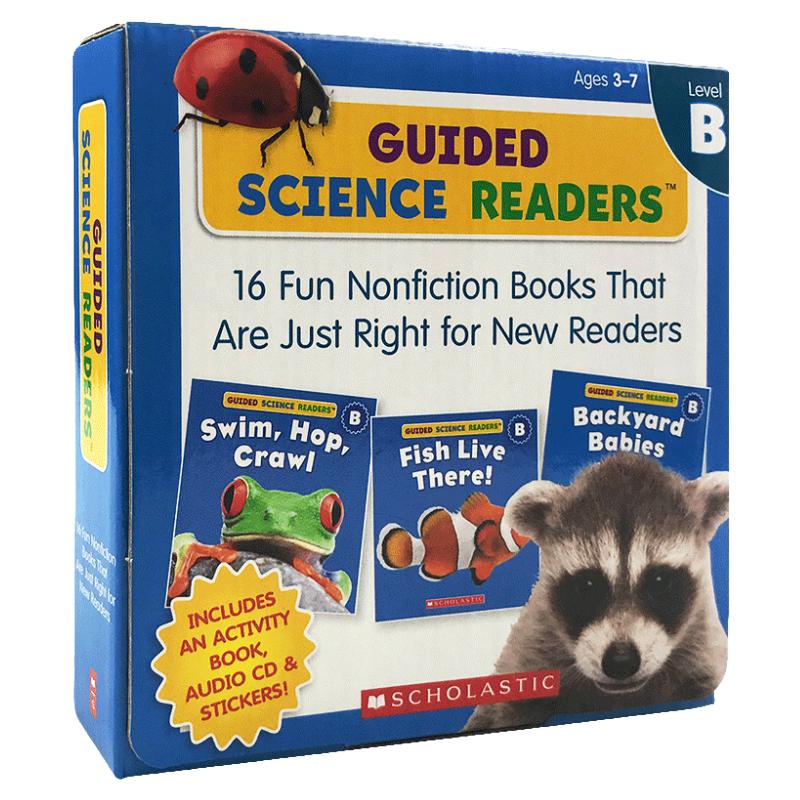 Guided Science Readers Level B (16 Books+1 Activity Book+1 CD) 学乐科学指导读本系列套装B