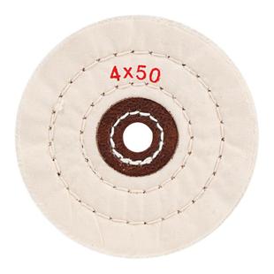 4寸绒布轮棉布轮镜面抛光轮珍珠布轮白布轮抛光轮100mm型角磨机用