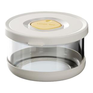 安扣咸菜盒食品级保鲜碗密封玻璃碗带盖盒子可微波高硼硅小碗泡菜